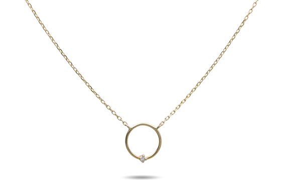 Collana Rubinia Donna in Oro giallo Diamante 0.02 Ct CA262GGBT-42 - CA262GGBT-42